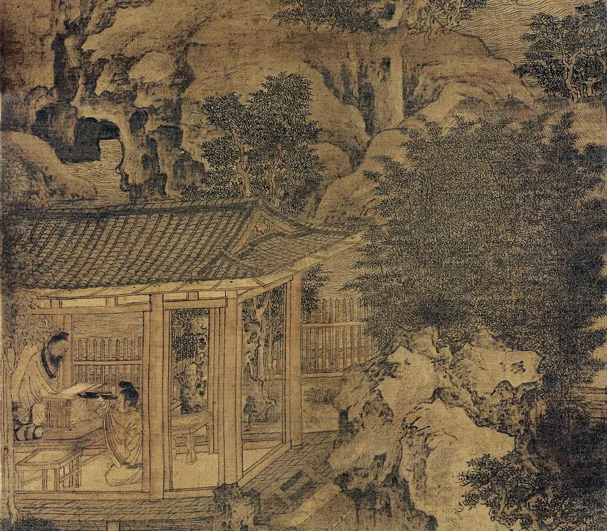 卫贤《高士图(梁伯鸾图)》_03