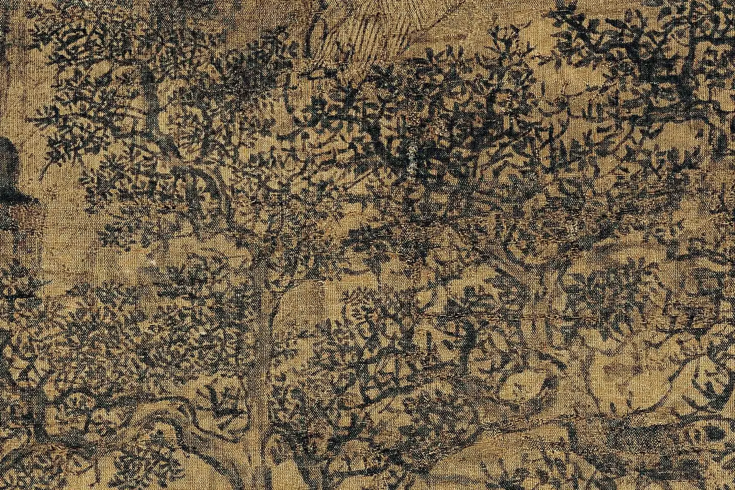 卫贤《高士图(梁伯鸾图)》高清大图局部 (4)