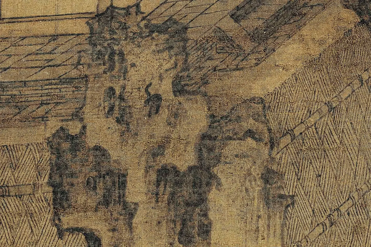 卫贤《高士图(梁伯鸾图)》高清大图局部 (3)