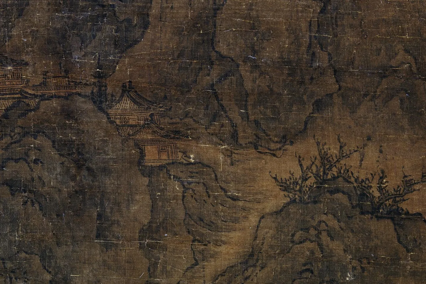 关仝《关山行旅图》局部 (8)