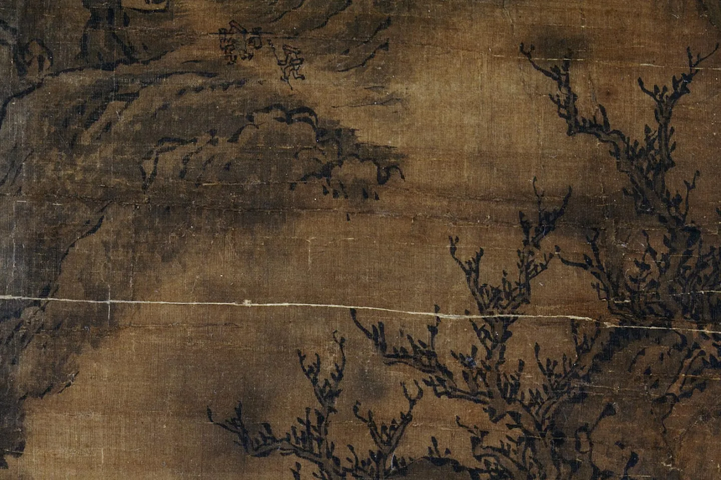 关仝《关山行旅图》局部 (7)