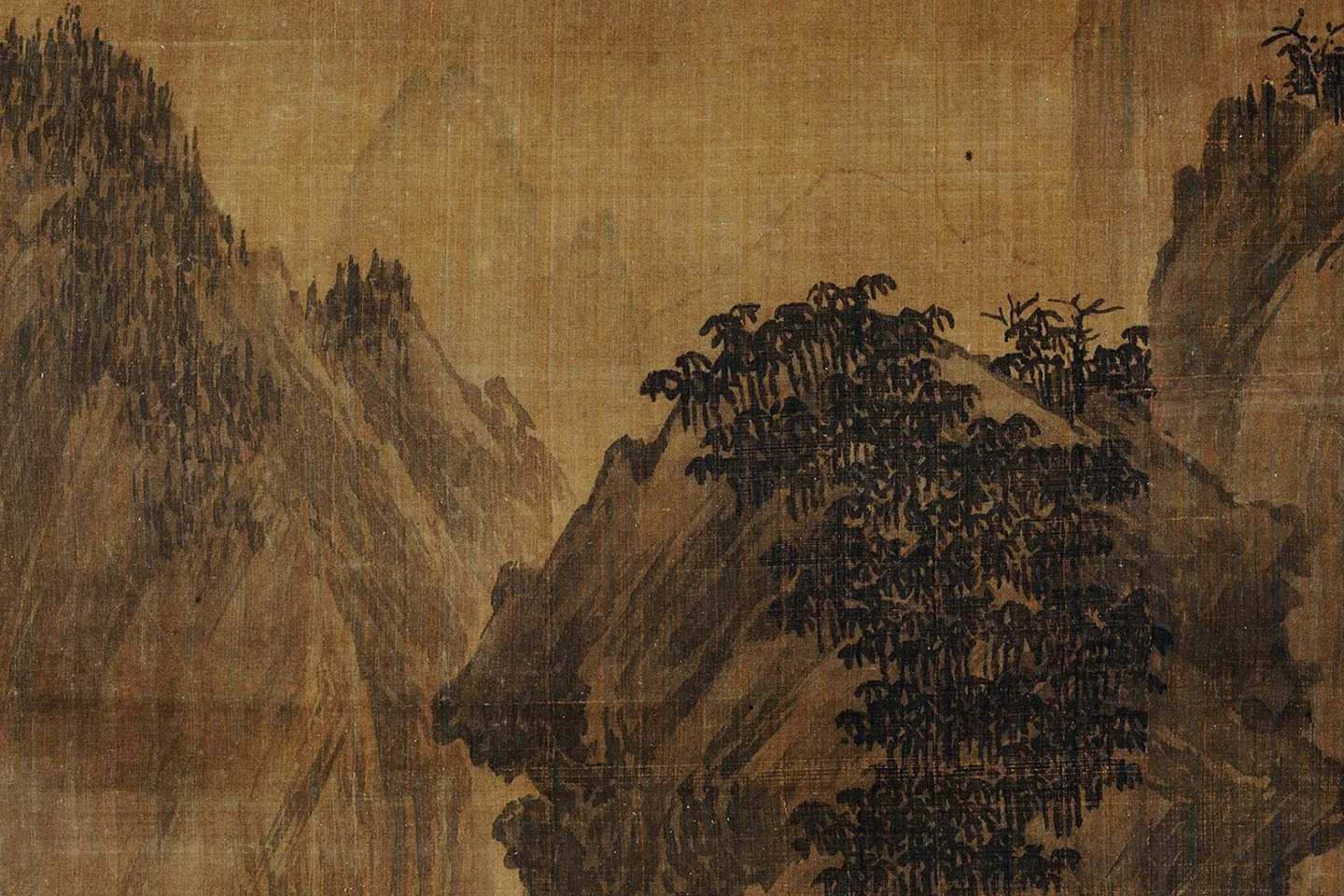 荆浩《渔乐图轴》局部 (11)