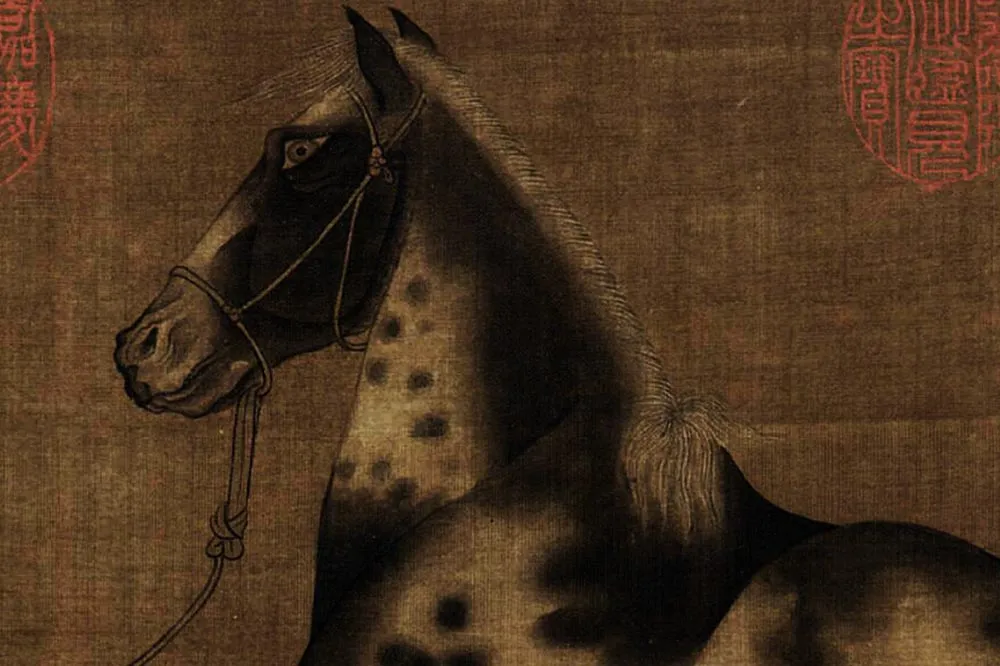赵嵒《调马图》局部-02