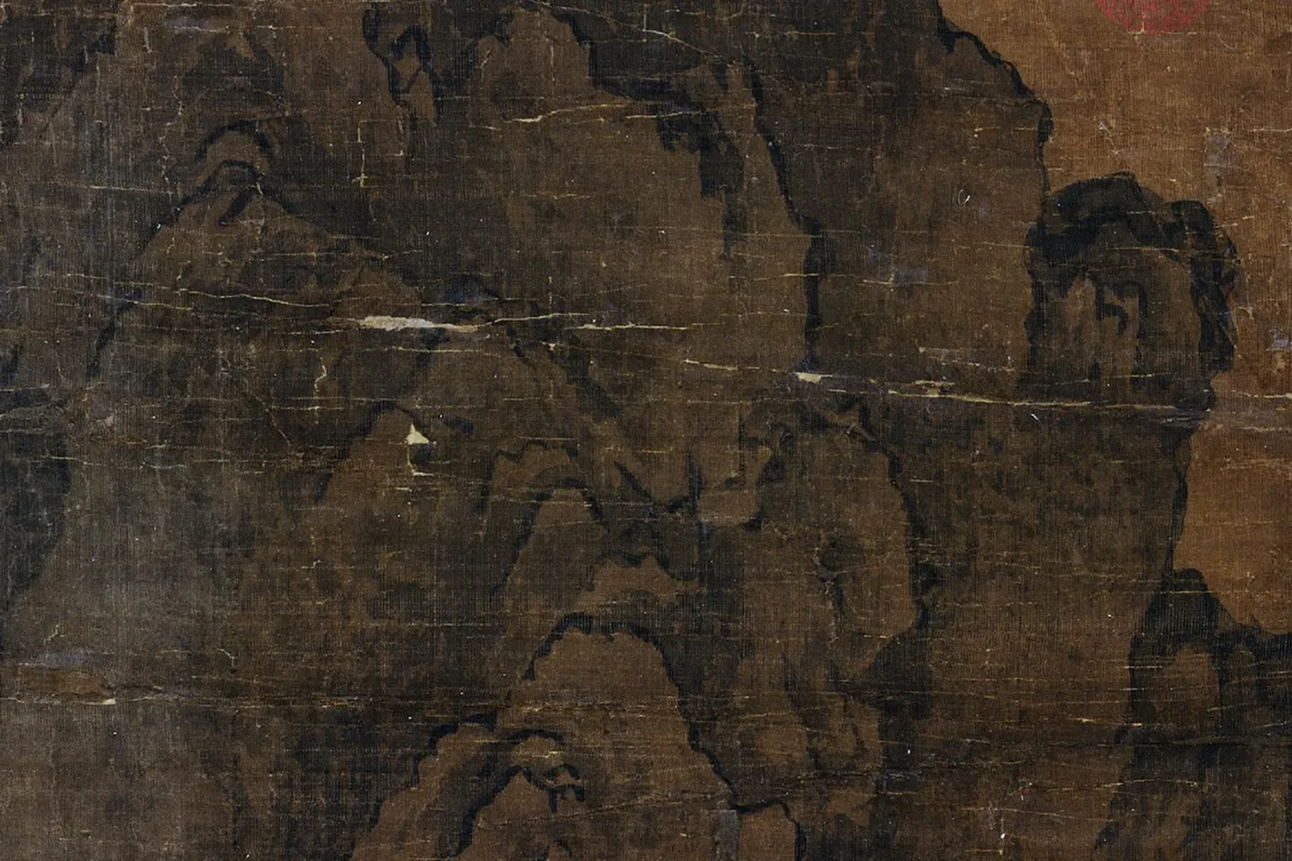 关仝《关山行旅图》局部 (10)