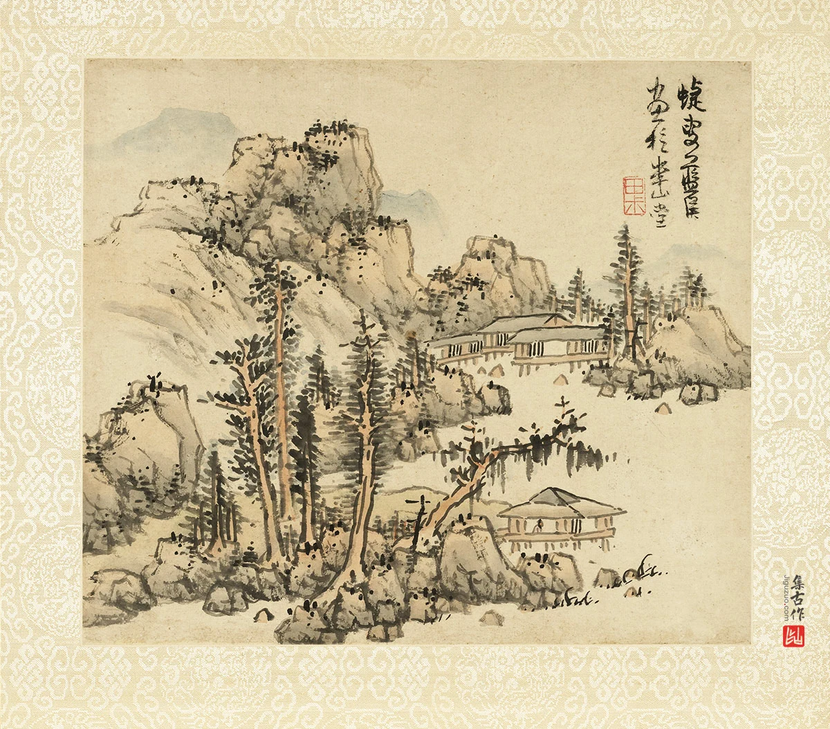 蓝瑛画山水