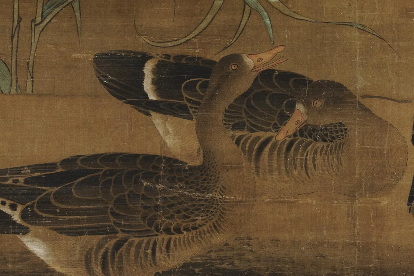 黄居寀《芦雁图》局部 (1)