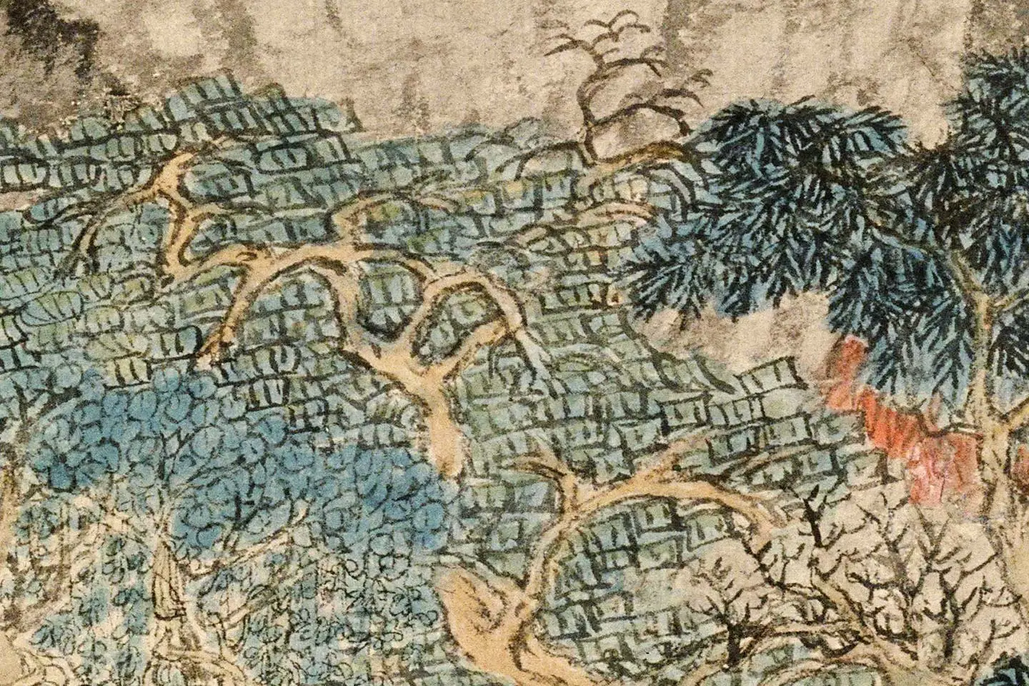 王蒙《葛稚川移居图》局部 (6)