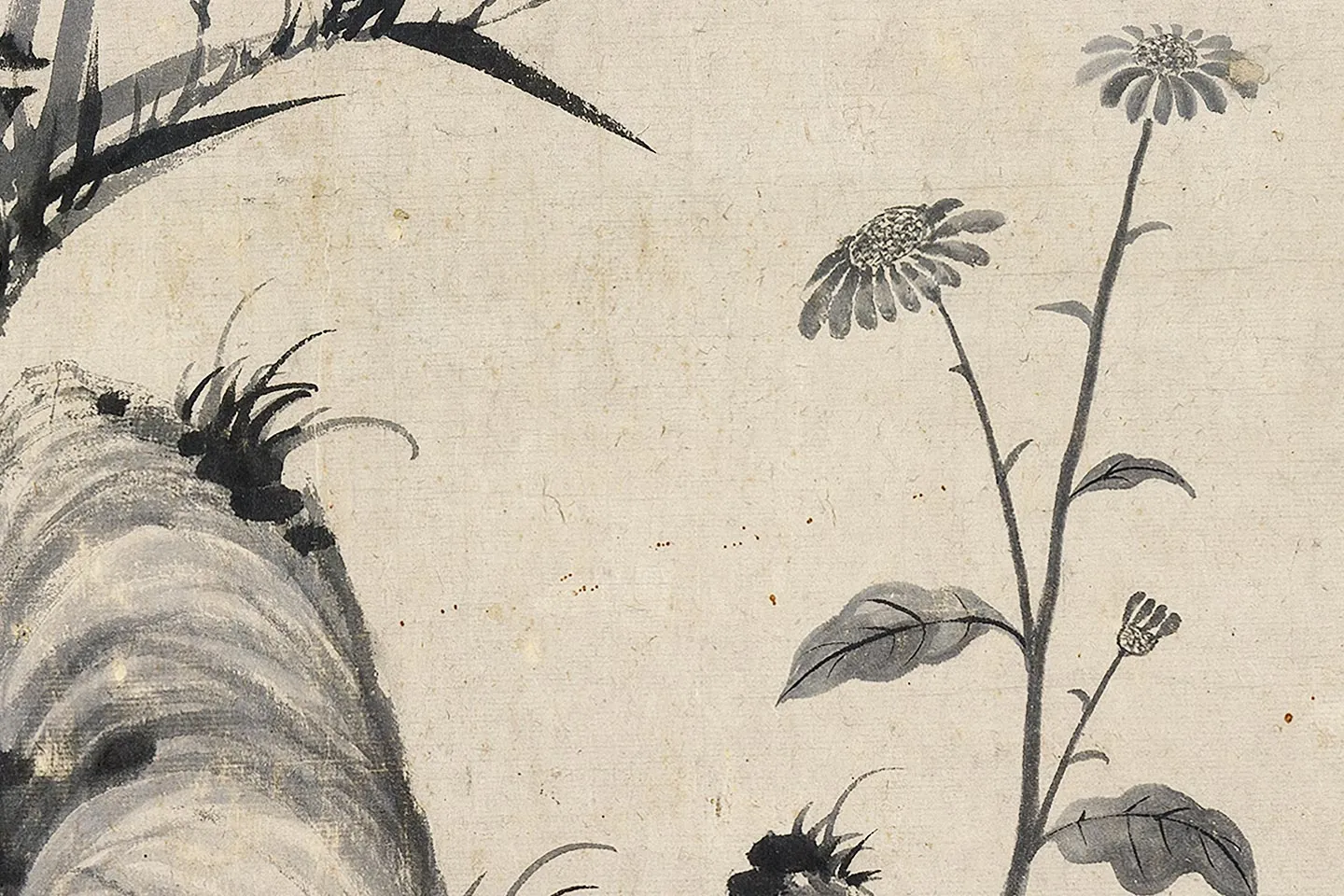 柯九思墨竹《晚香高节图》局部 (5)