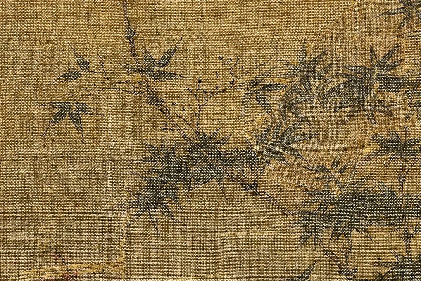 惠崇《秋野盘雕》高清大图局部 (4)