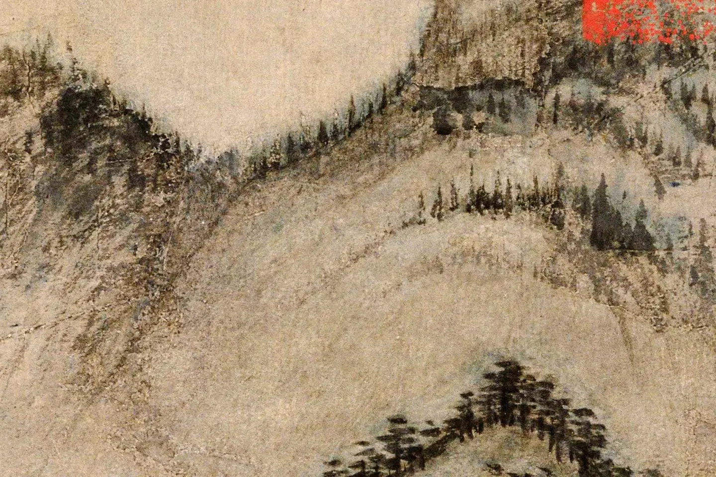 王蒙《葛稚川移居图》局部 (13)