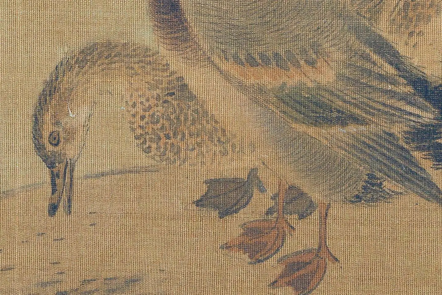 惠崇《秋渚文禽图》高清大图局部 (2)