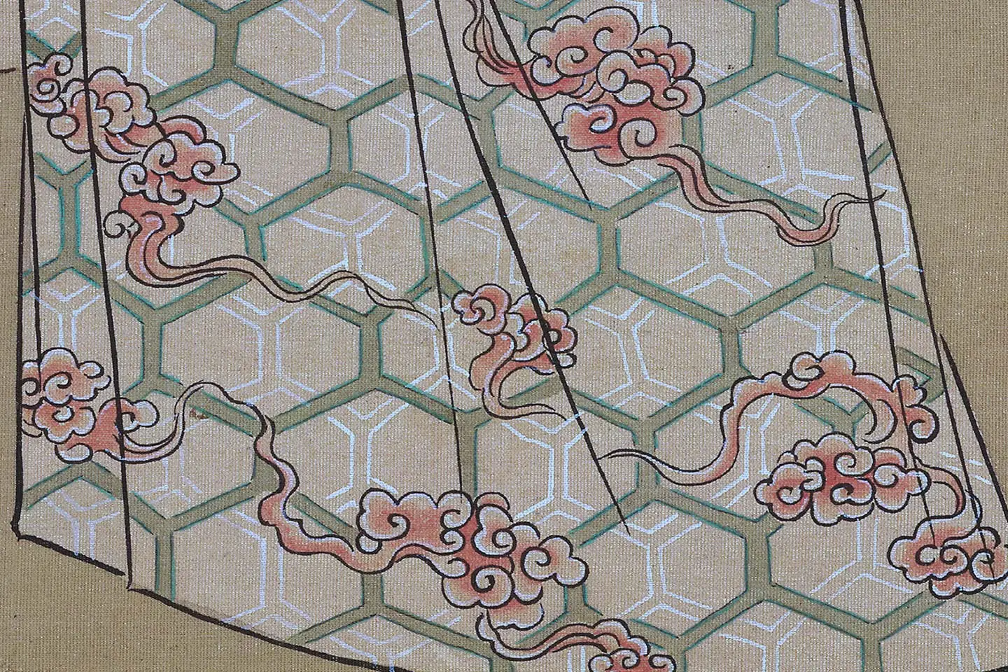 唐寅人物画《王蜀宫妓图》高清大图局部 (12)