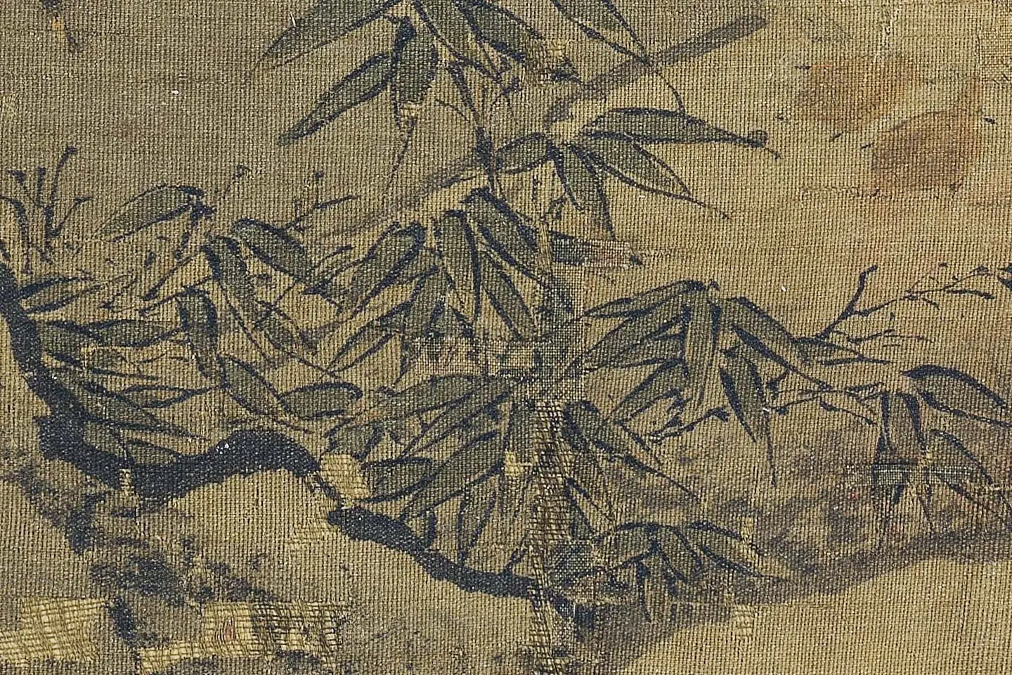 惠崇《寒林鸳鸟图》高清大图局部 (7)