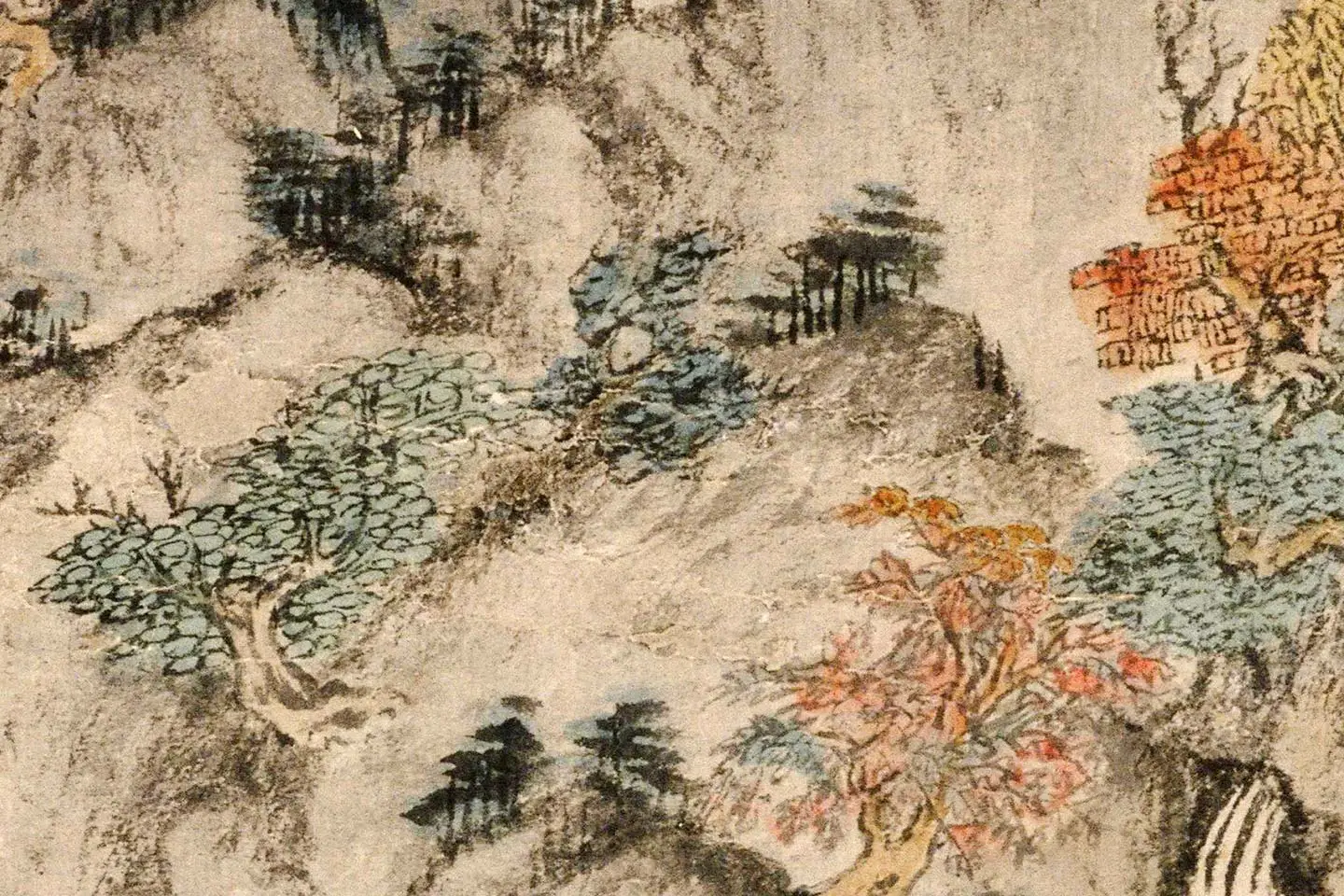 王蒙《葛稚川移居图》局部 (10)