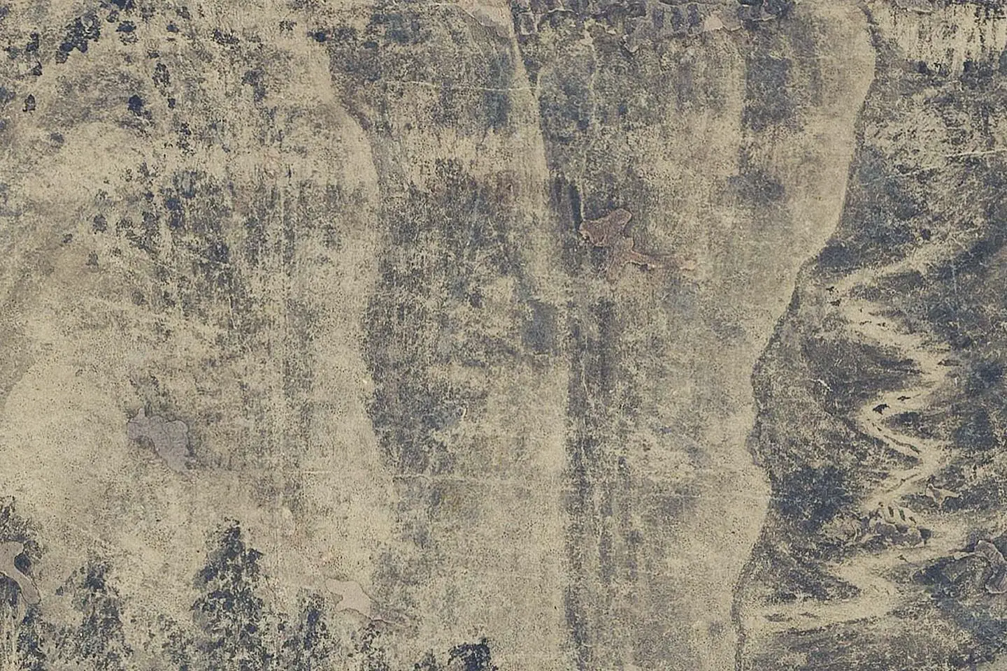 巨然山水《富春山图》高清大图局部 (4)