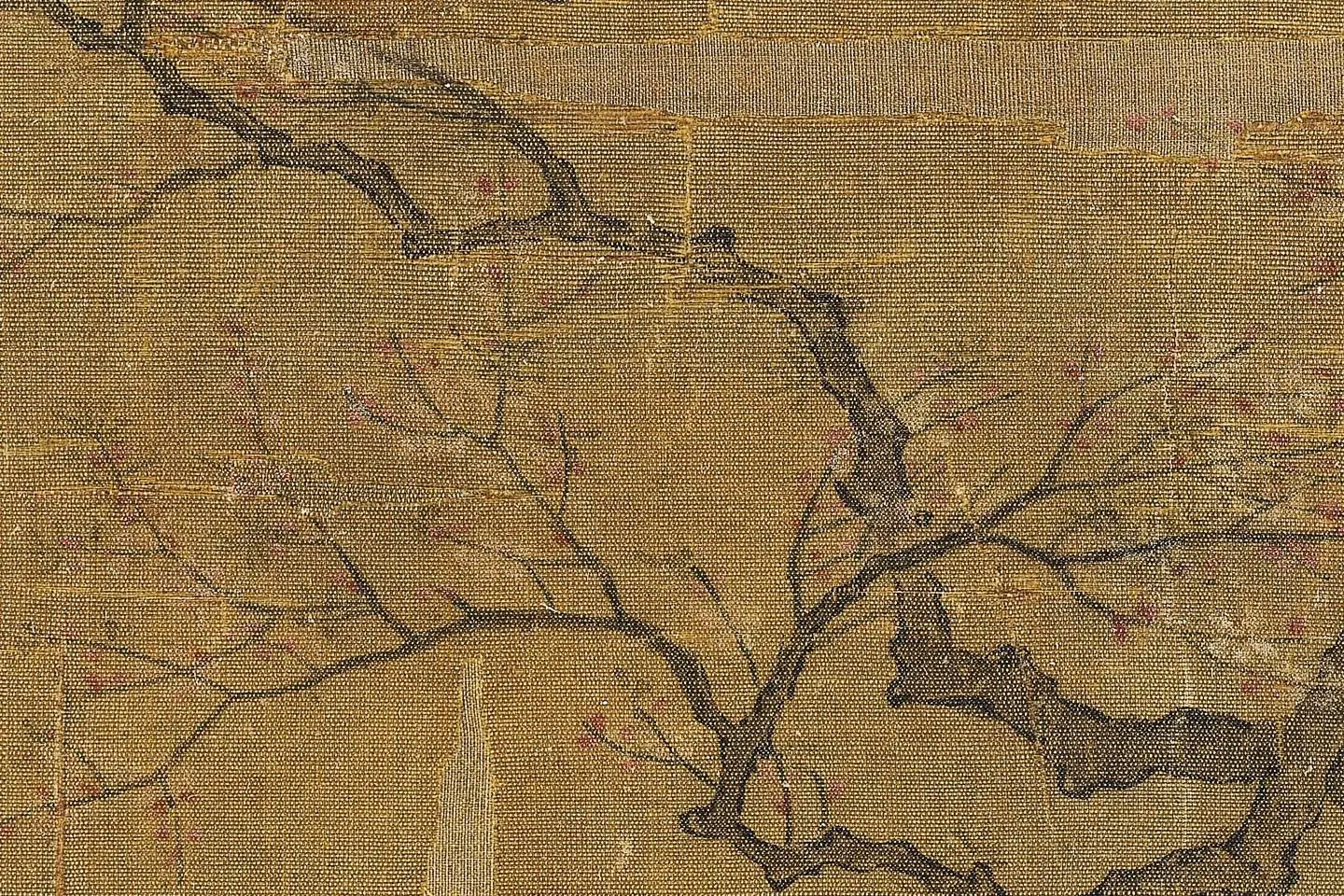 惠崇《秋野盘雕》高清大图局部 (2)