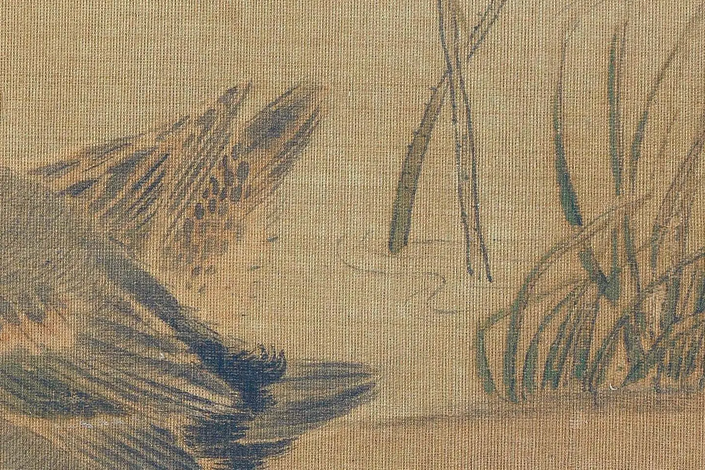 惠崇《秋渚文禽图》高清大图局部 (3)