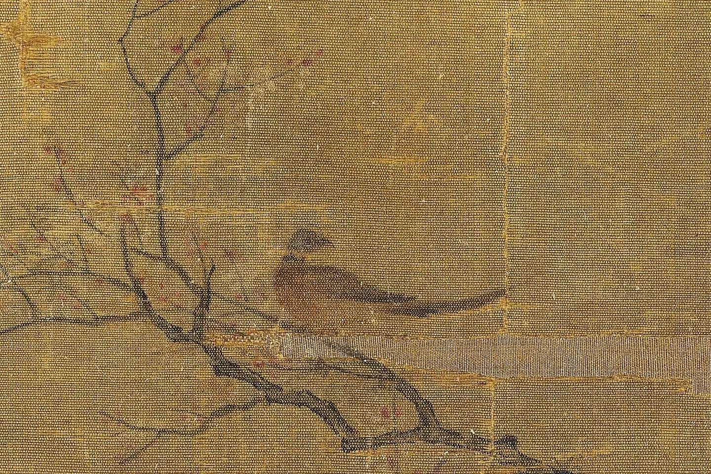 惠崇《秋野盘雕》高清大图局部 (3)