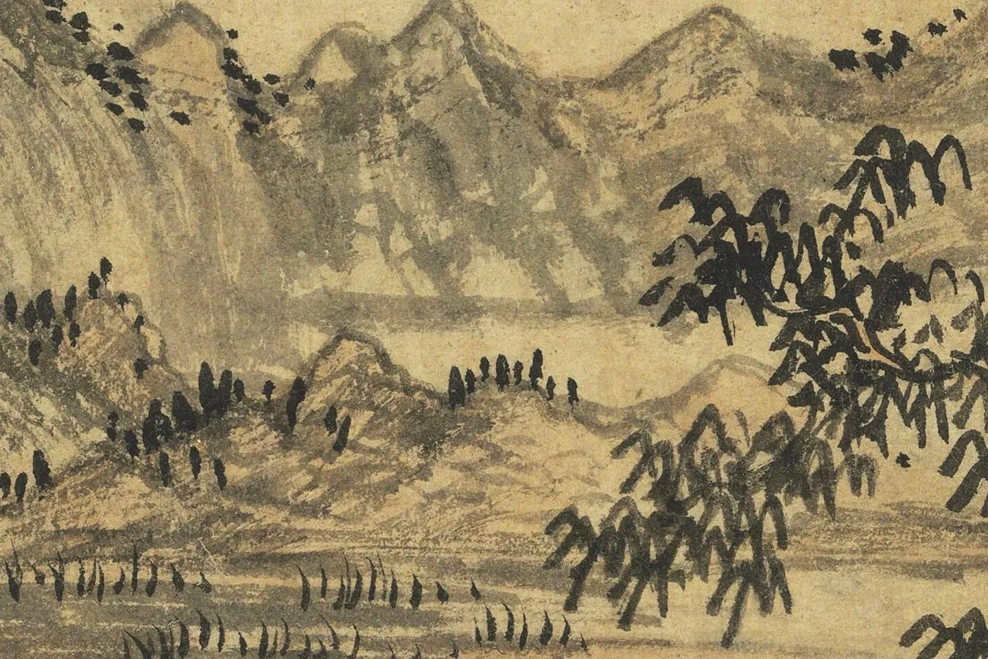 赵原《陆羽烹茶图》高清局部 (6)