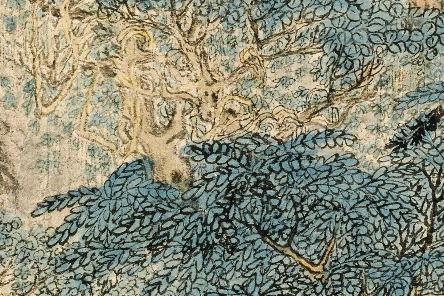 王蒙《葛稚川移居图》局部 (4)