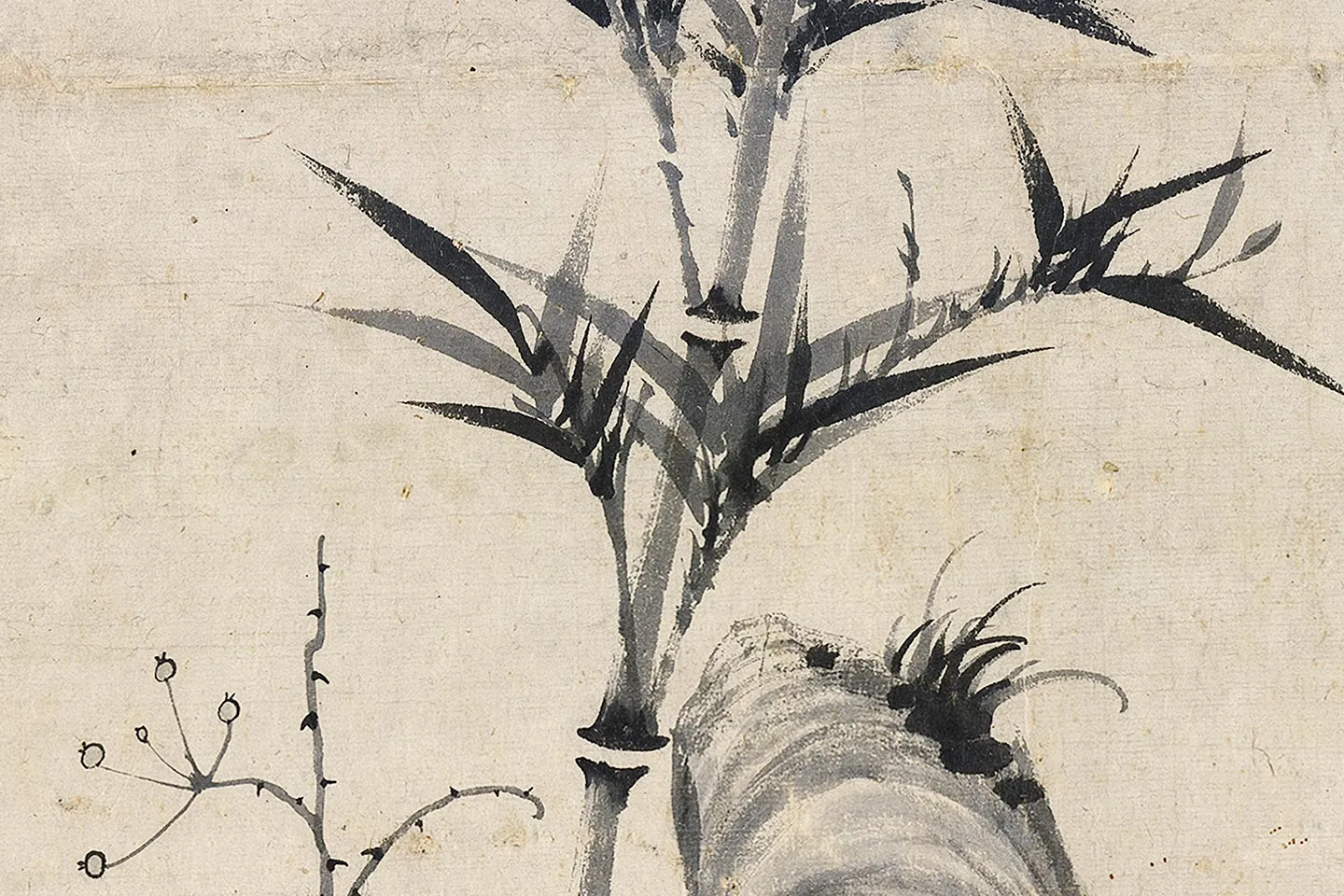 柯九思墨竹《晚香高节图》局部 (6)