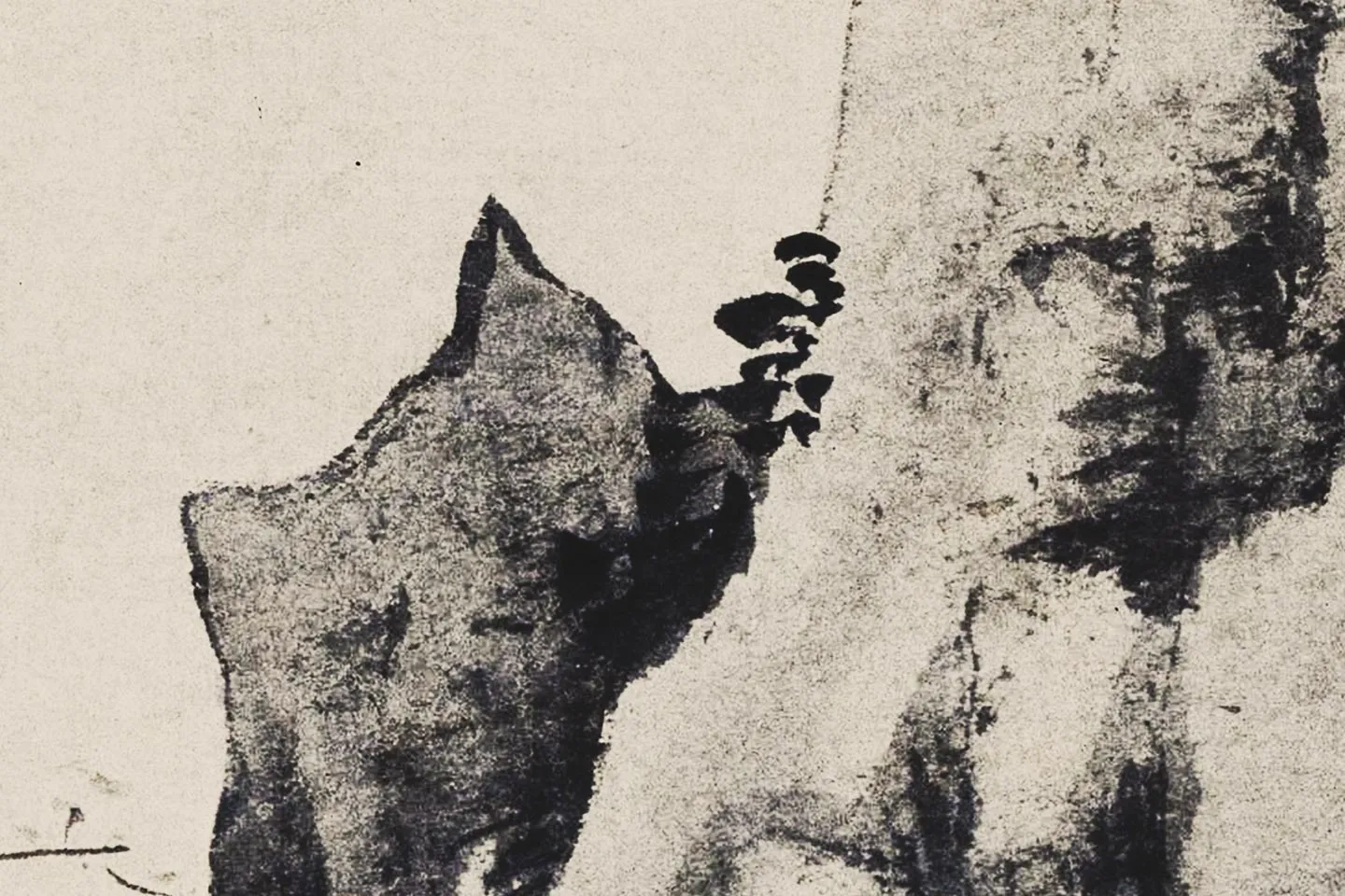 唐寅山水人物画《观梅图》局部 (5)