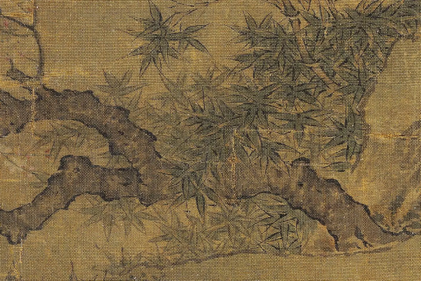 惠崇《秋野盘雕》高清大图局部 (5)