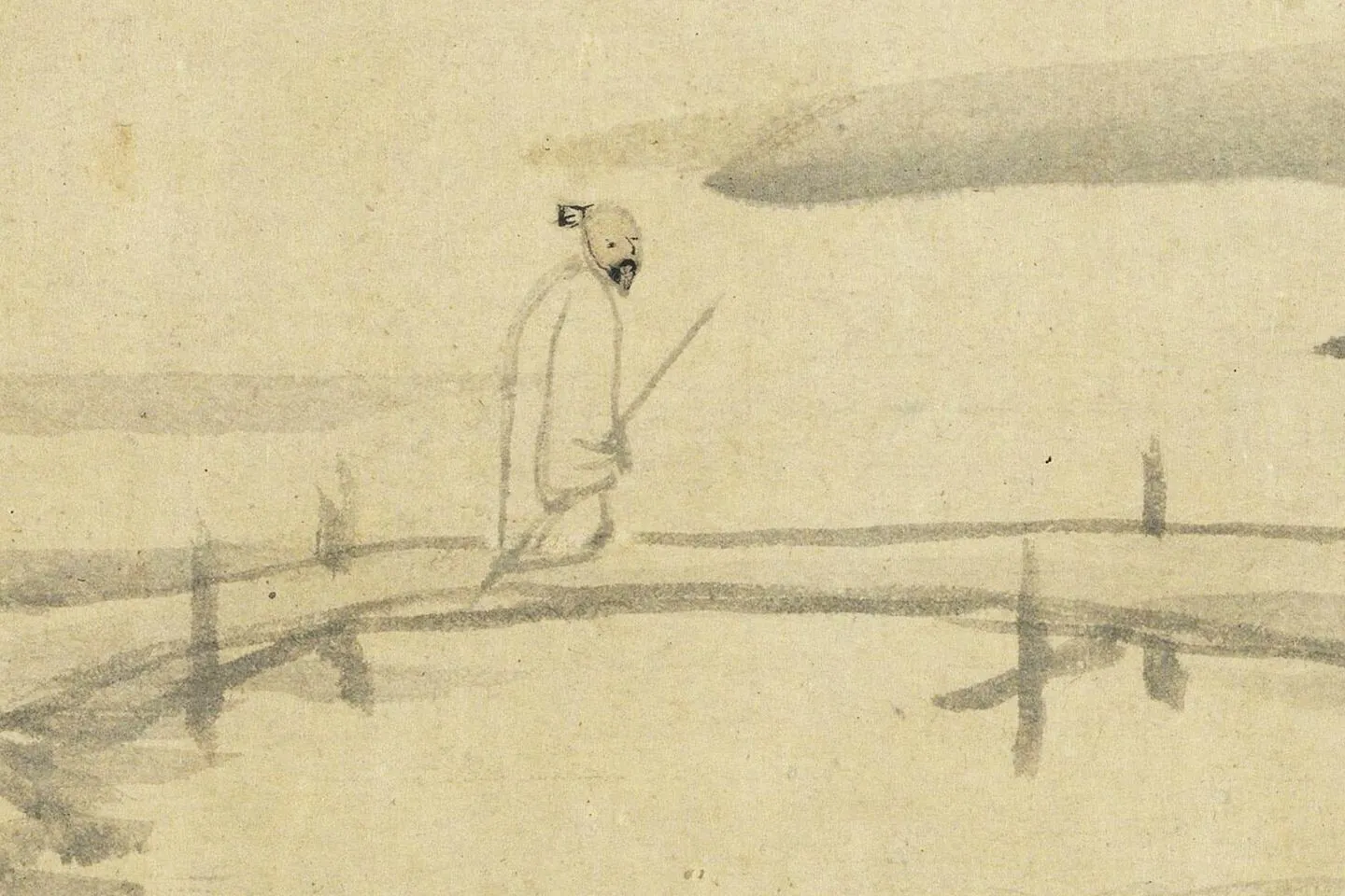 庄麟《翠雨轩图》高清大图局部 (1)