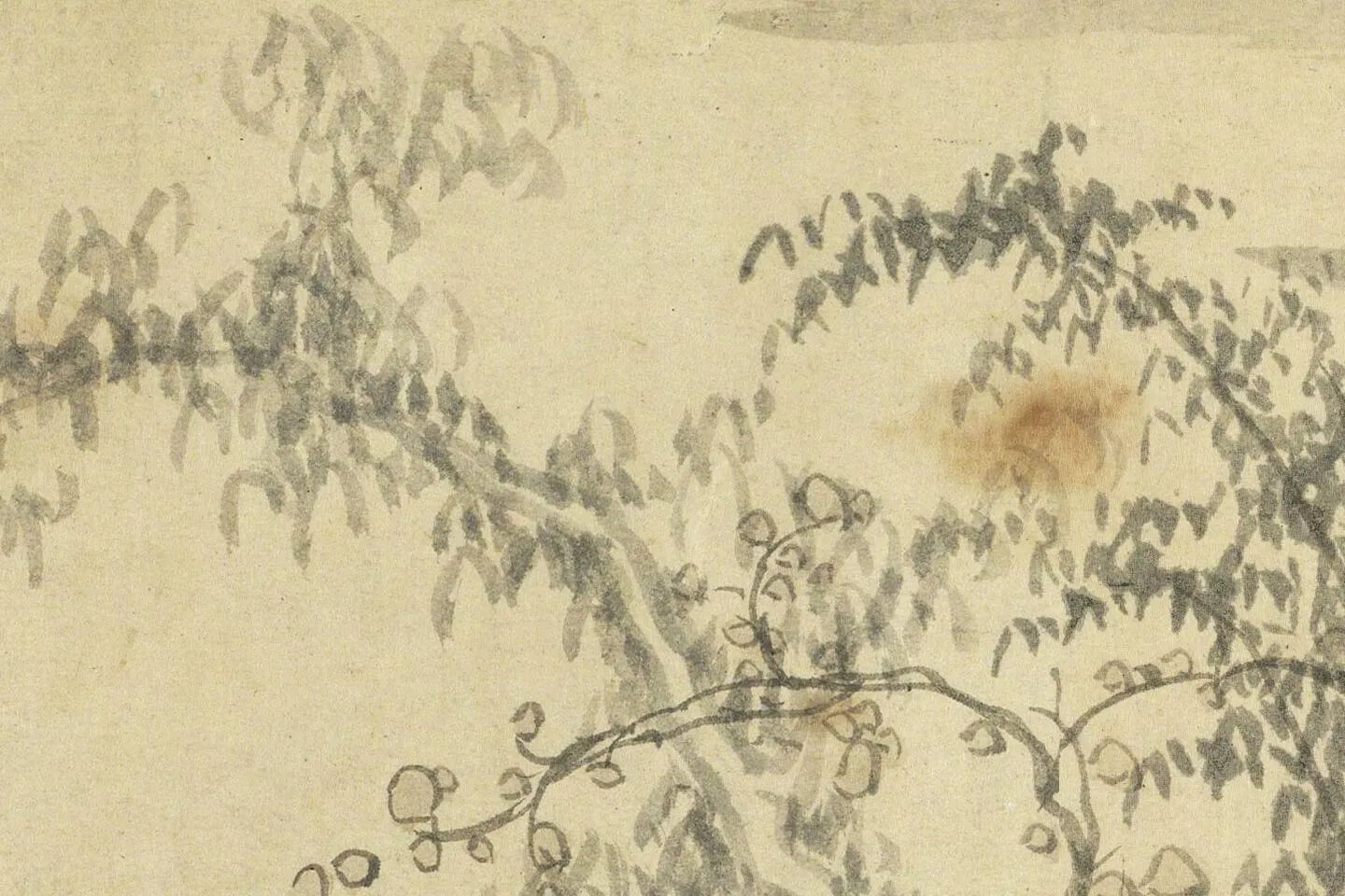 庄麟《翠雨轩图》高清大图局部 (6)