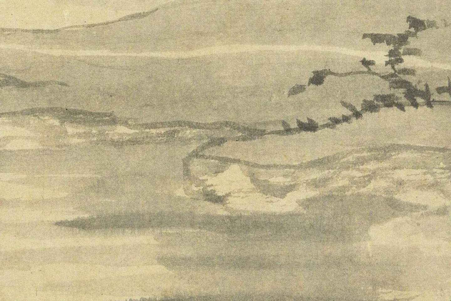 庄麟《翠雨轩图》高清大图局部 (2)