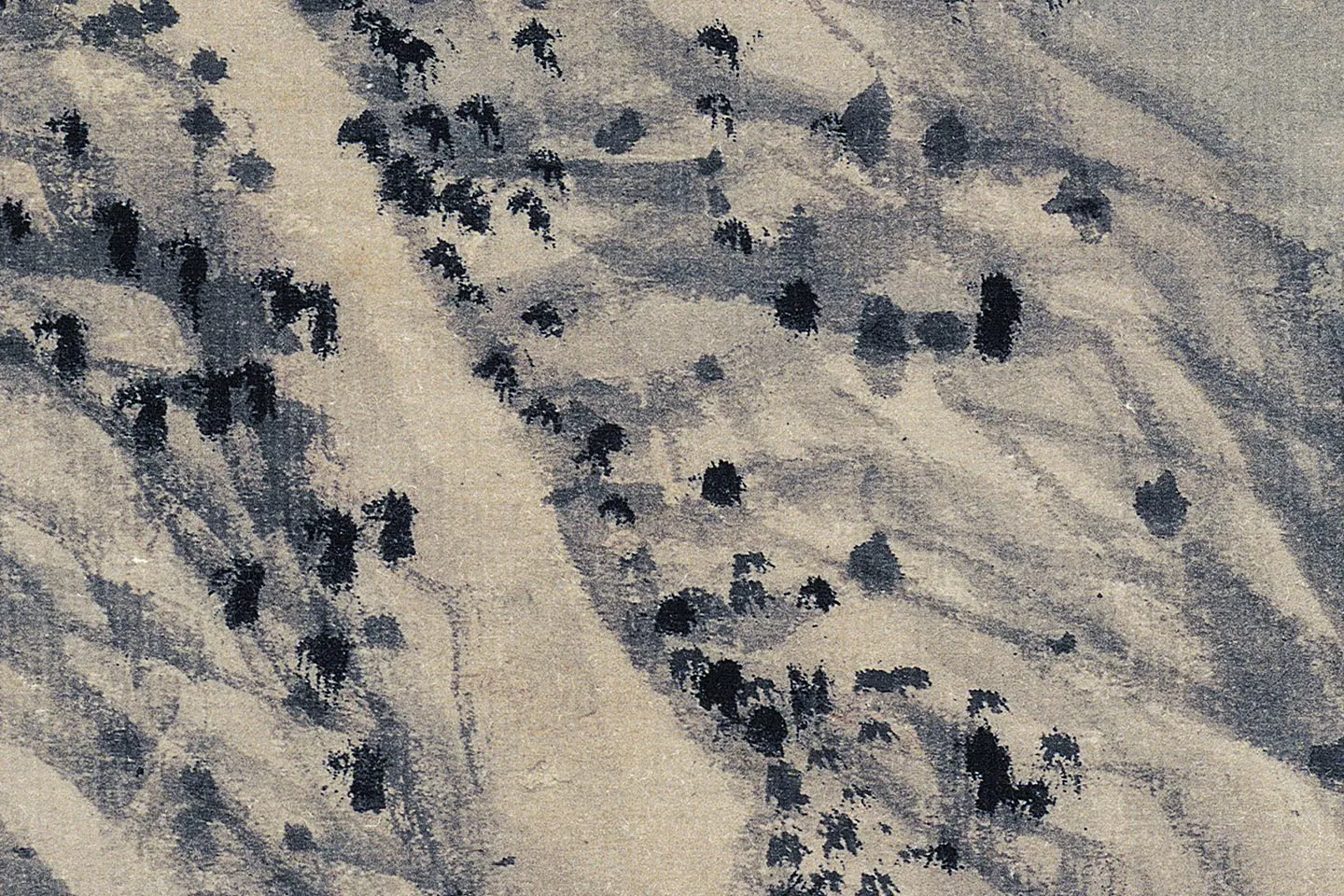 沈周山水画《魏园雅集图》高清大图局部 (9)