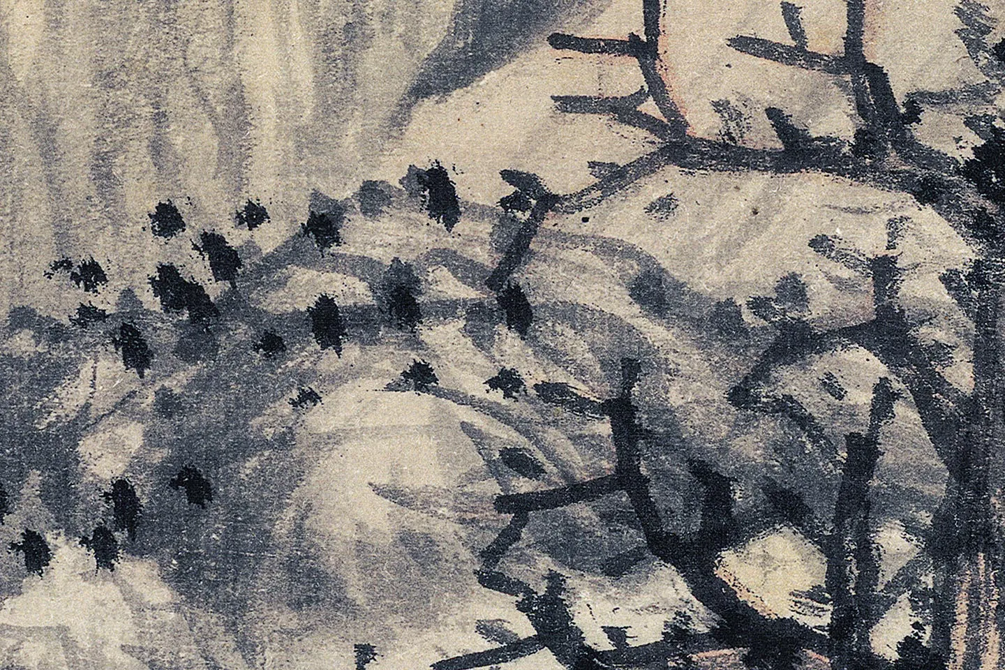 沈周山水画《魏园雅集图》高清大图局部 (6)