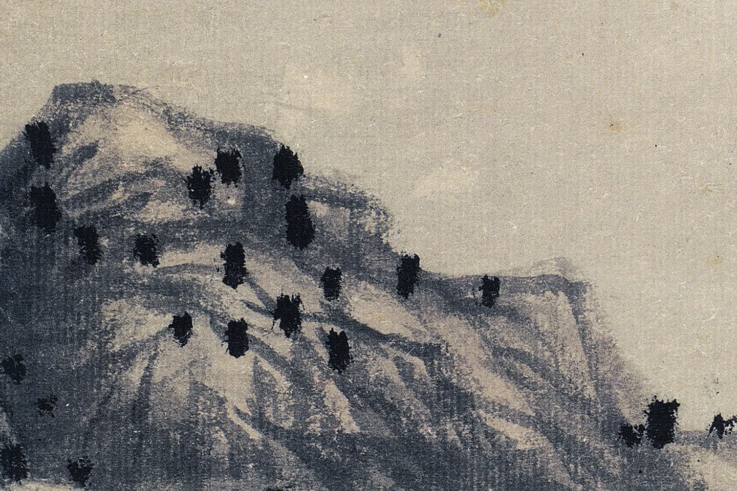 沈周山水画《魏园雅集图》高清大图局部 (2)