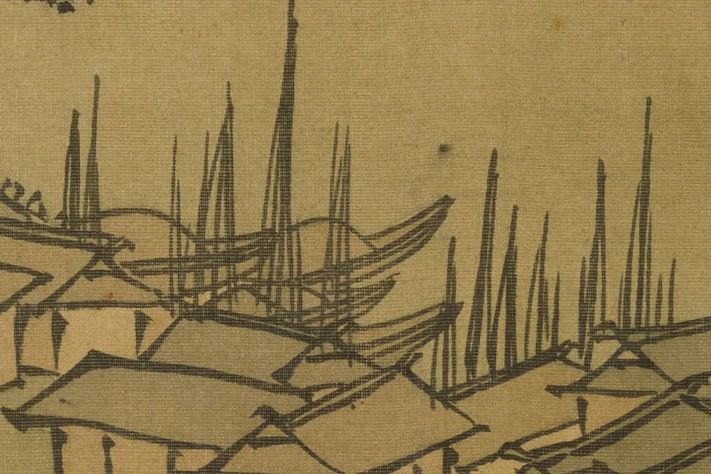 沈周山水《两江名胜图册》高清大图局部 (15)