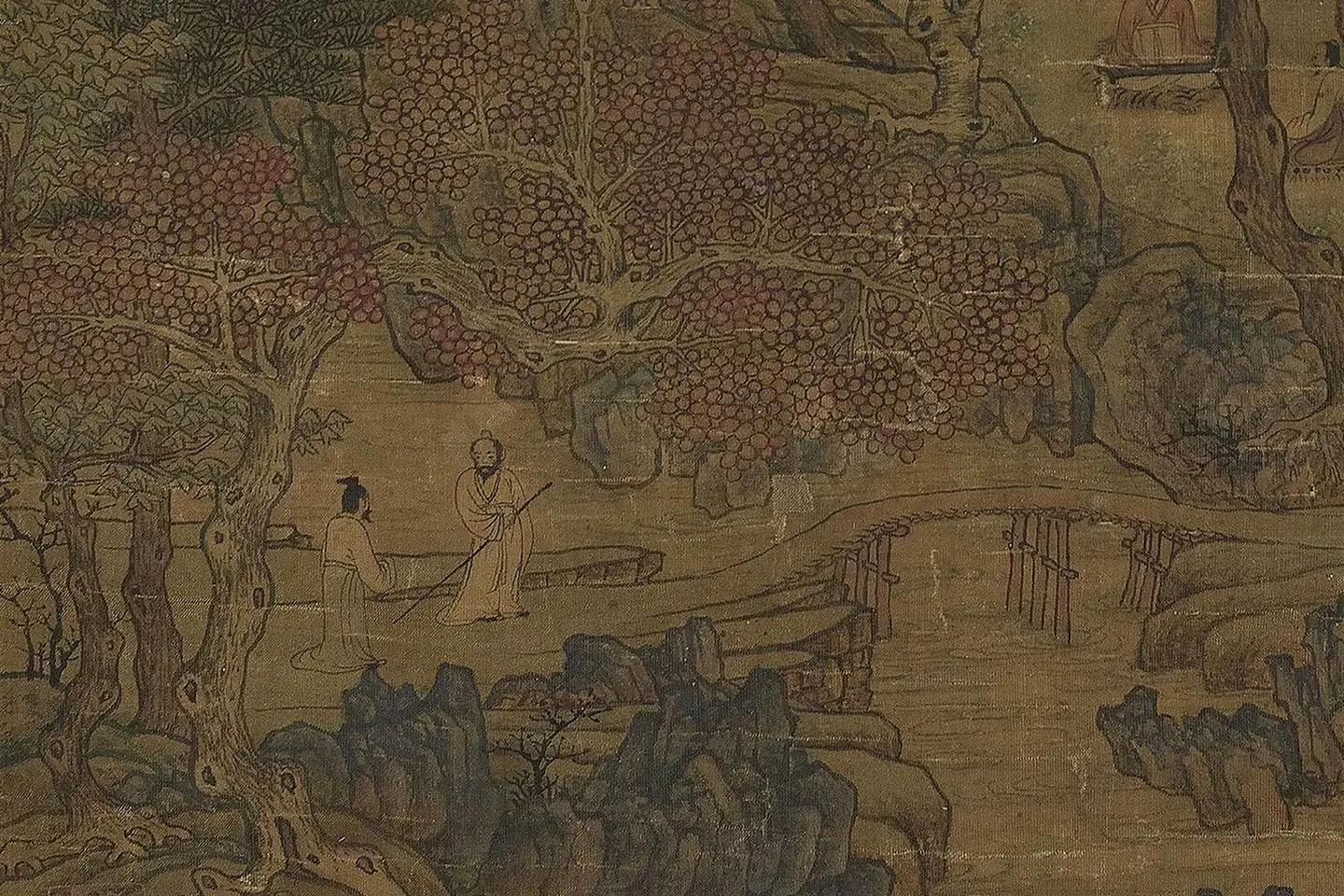 宋人秋山文会图局部 (1)