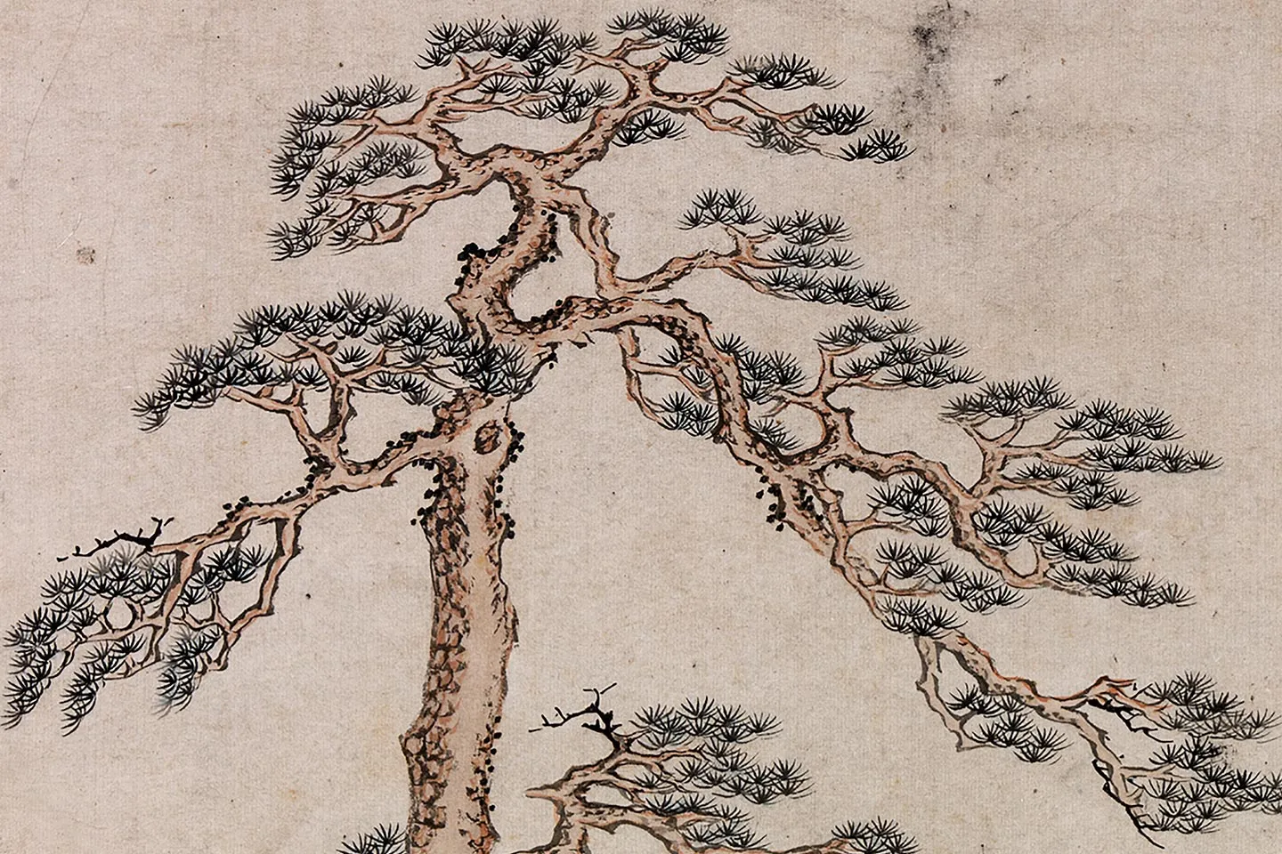 文徵明山水《燕山春色图》局部 (5)