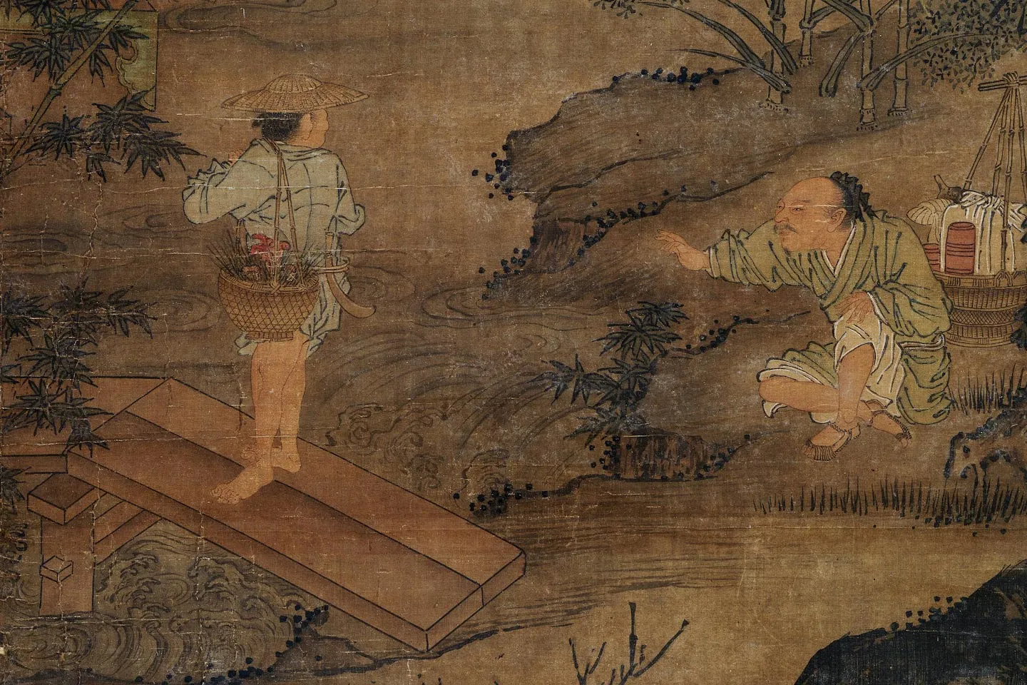 宋李嵩《仙筹增庆图》局部 (3)