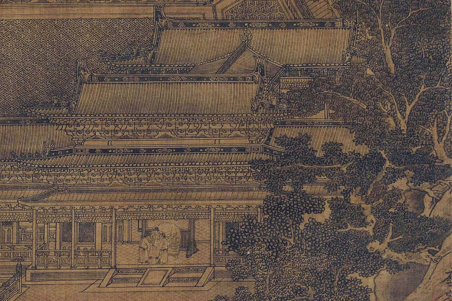 李容瑾汉苑图高清大图局部 (4)