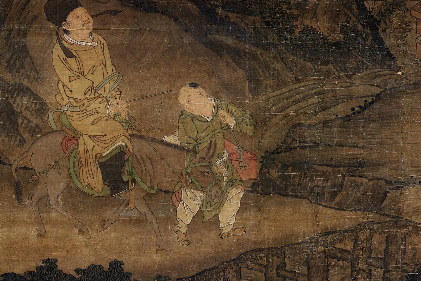 宋李嵩《仙筹增庆图》局部 (4)