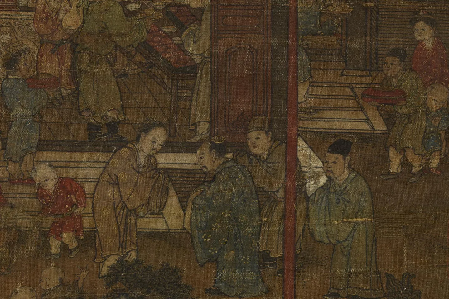 宋李嵩岁朝图局部 (2)