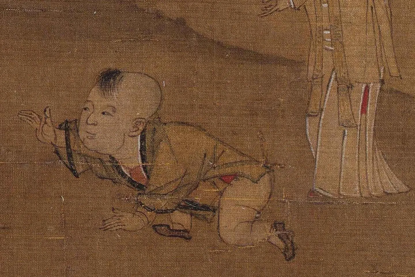 李嵩《骷髅幻戏图》高清大图局部 (3)