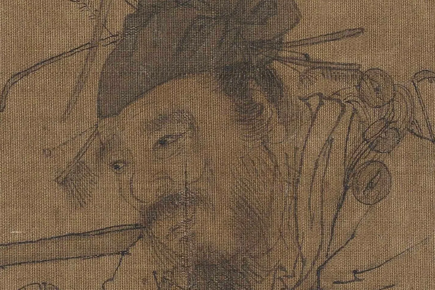 李嵩《货郎图卷》高清大图局部 (4)