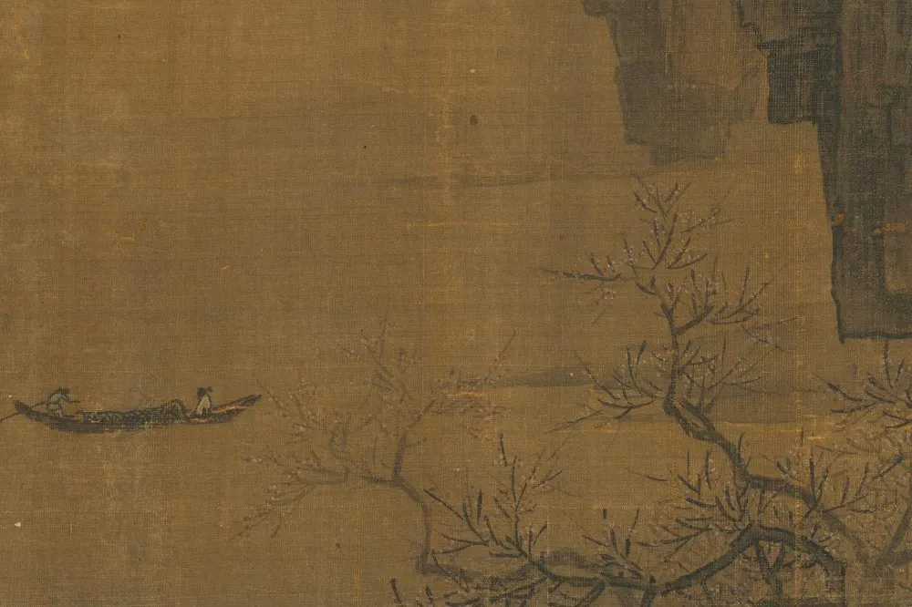 李嵩春江泛棹图局部 (1)