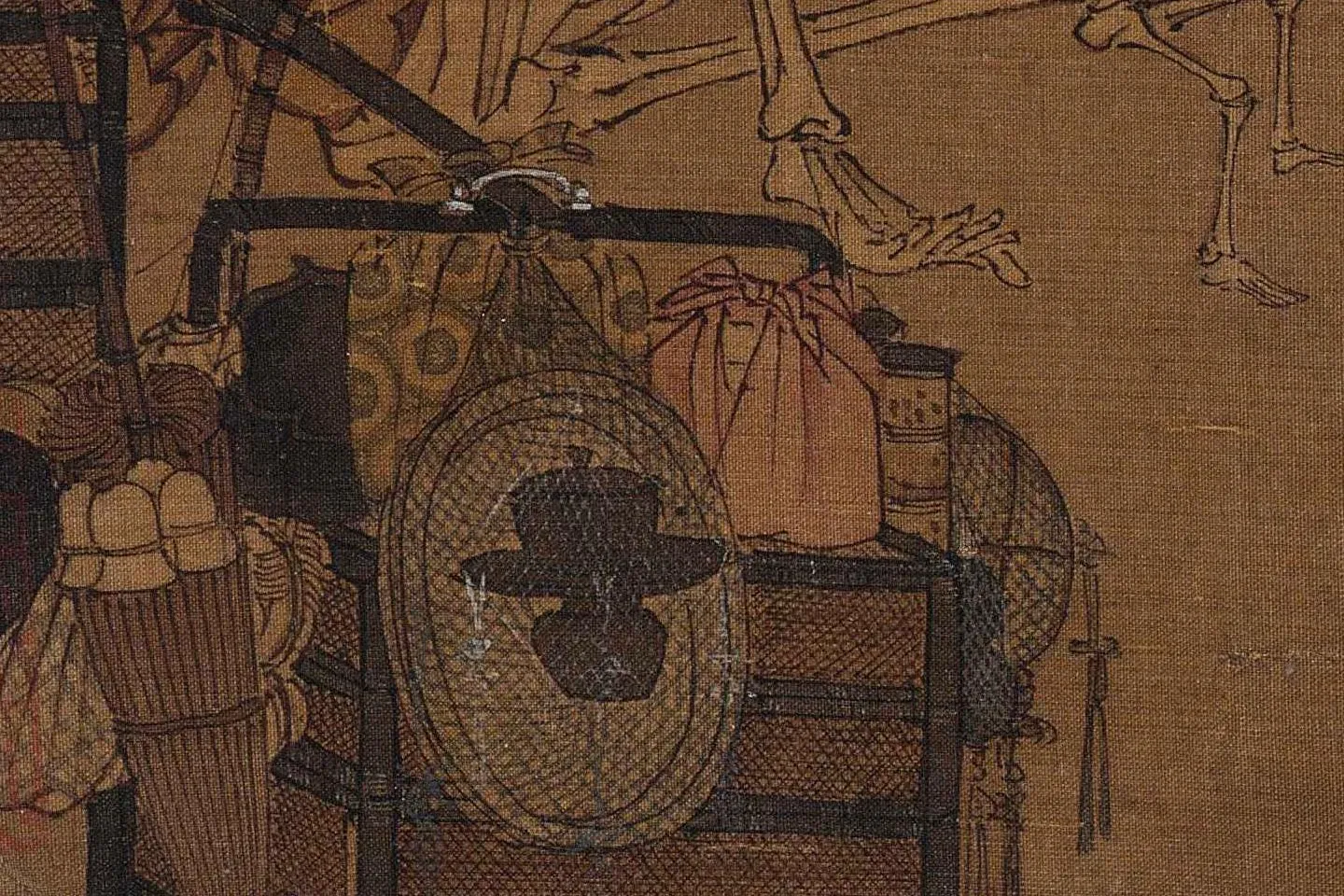 李嵩《骷髅幻戏图》高清大图局部 (2)