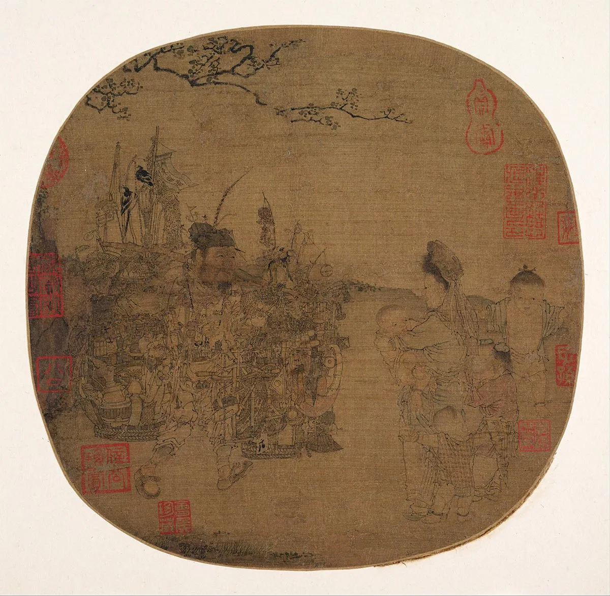 李嵩《货郎图》