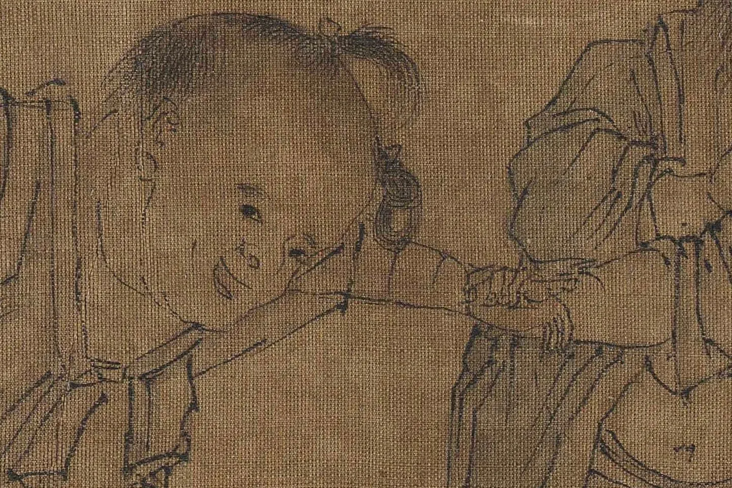 李嵩《货郎图卷》高清大图局部 (6)