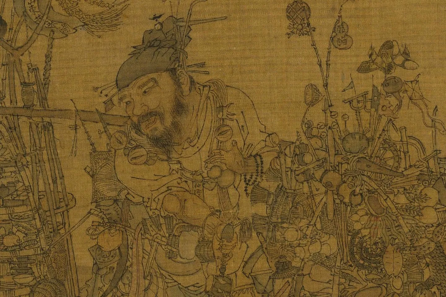 李嵩市担婴戏图高清大图局部 (3)