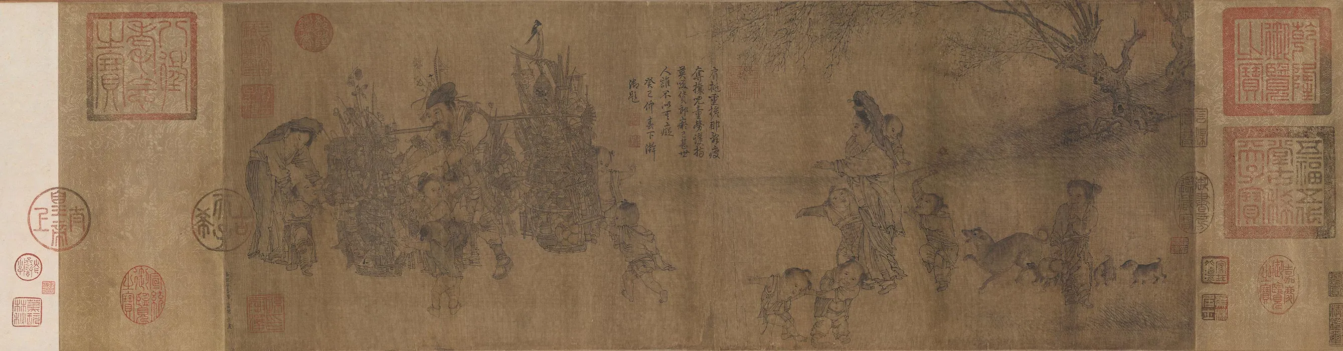 南宋李嵩《货郎图卷》