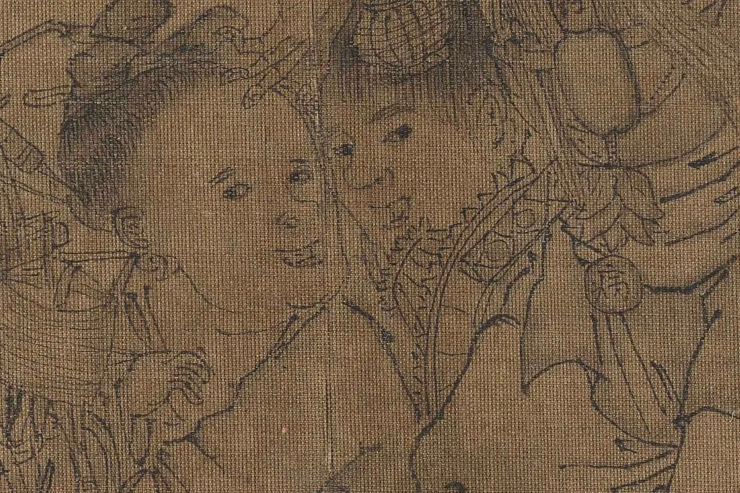 李嵩《货郎图卷》高清大图局部 (5)