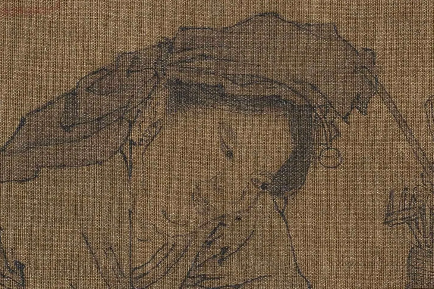 李嵩《货郎图卷》高清大图局部 (1)